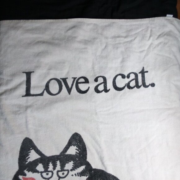 Kliban Cat Love A Cat. Beach Towel 35x64 - Picture 6 of 7